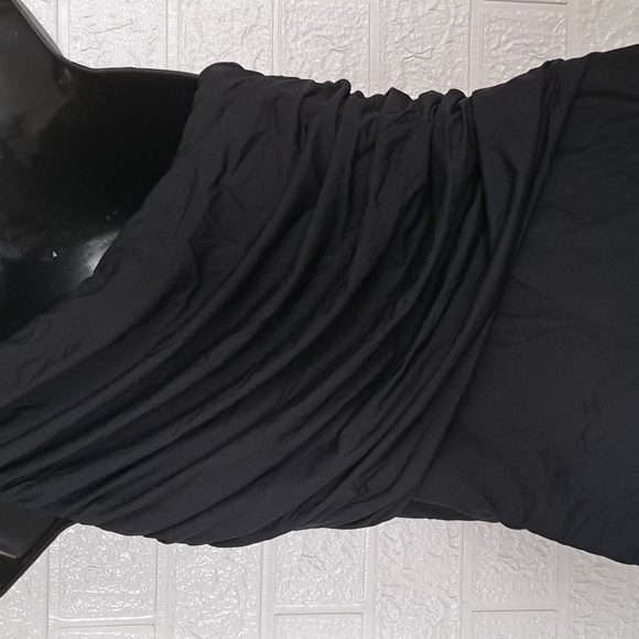 La Blanca Island Goddess Shirred One Shoulder One Piece - Black - Picture 10 of 12